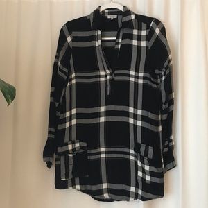 Tobi flannel tunic